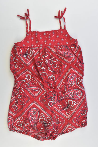 Gap Size 3 Wild and Free Print Short Playsuit