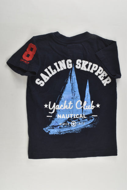 Gazzoil France Size 2 Nautical T-shirt
