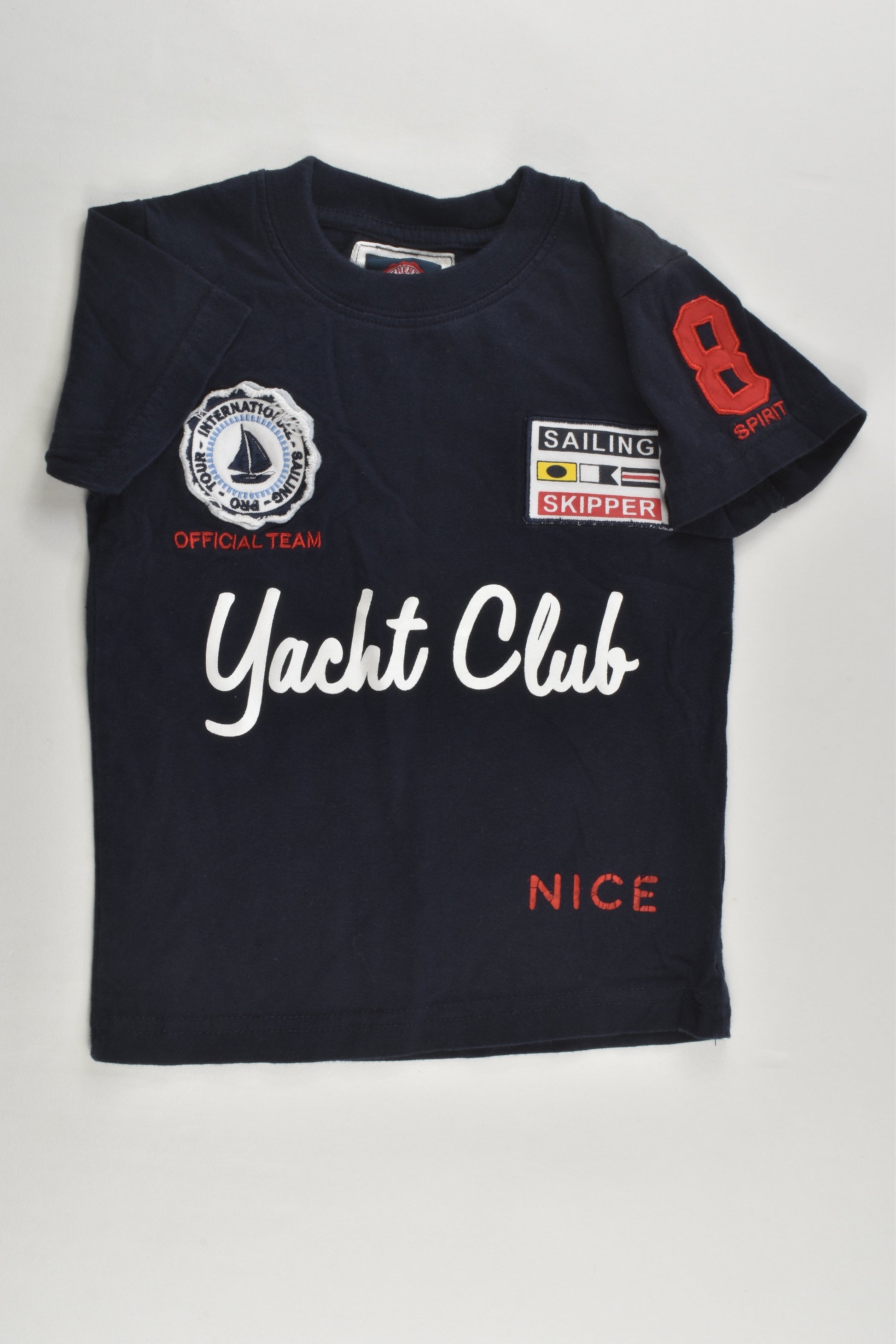Gazzoil France Size 2 Nautical T-shirt