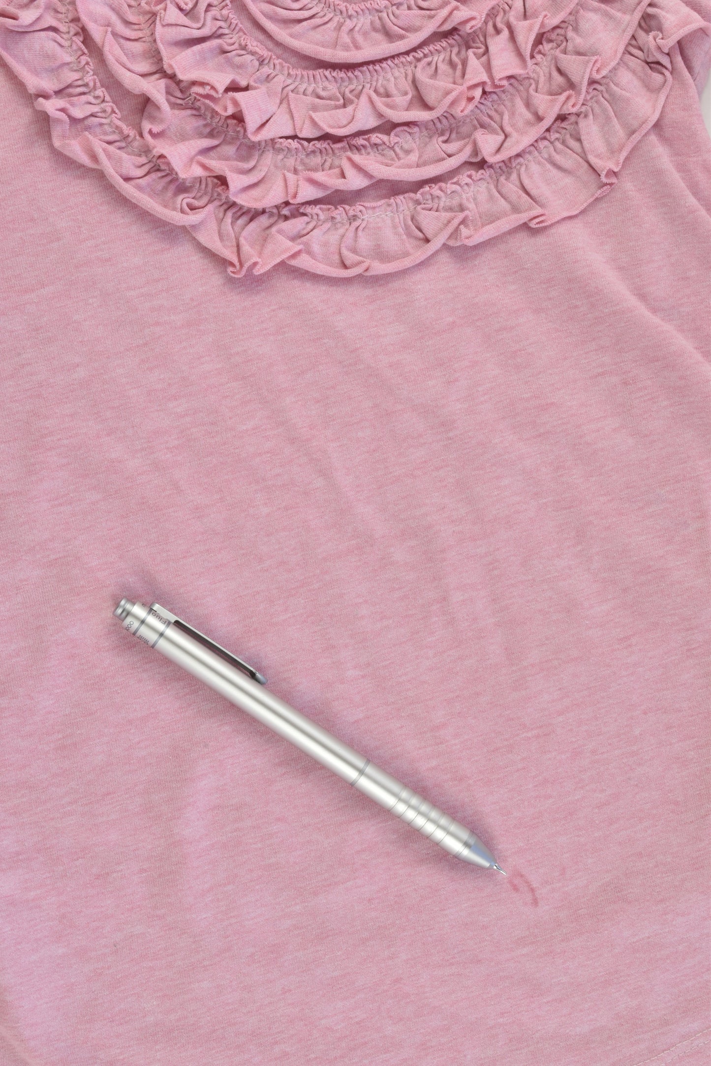 GB Tee Size 8-9 Top with Ruffle Flower
