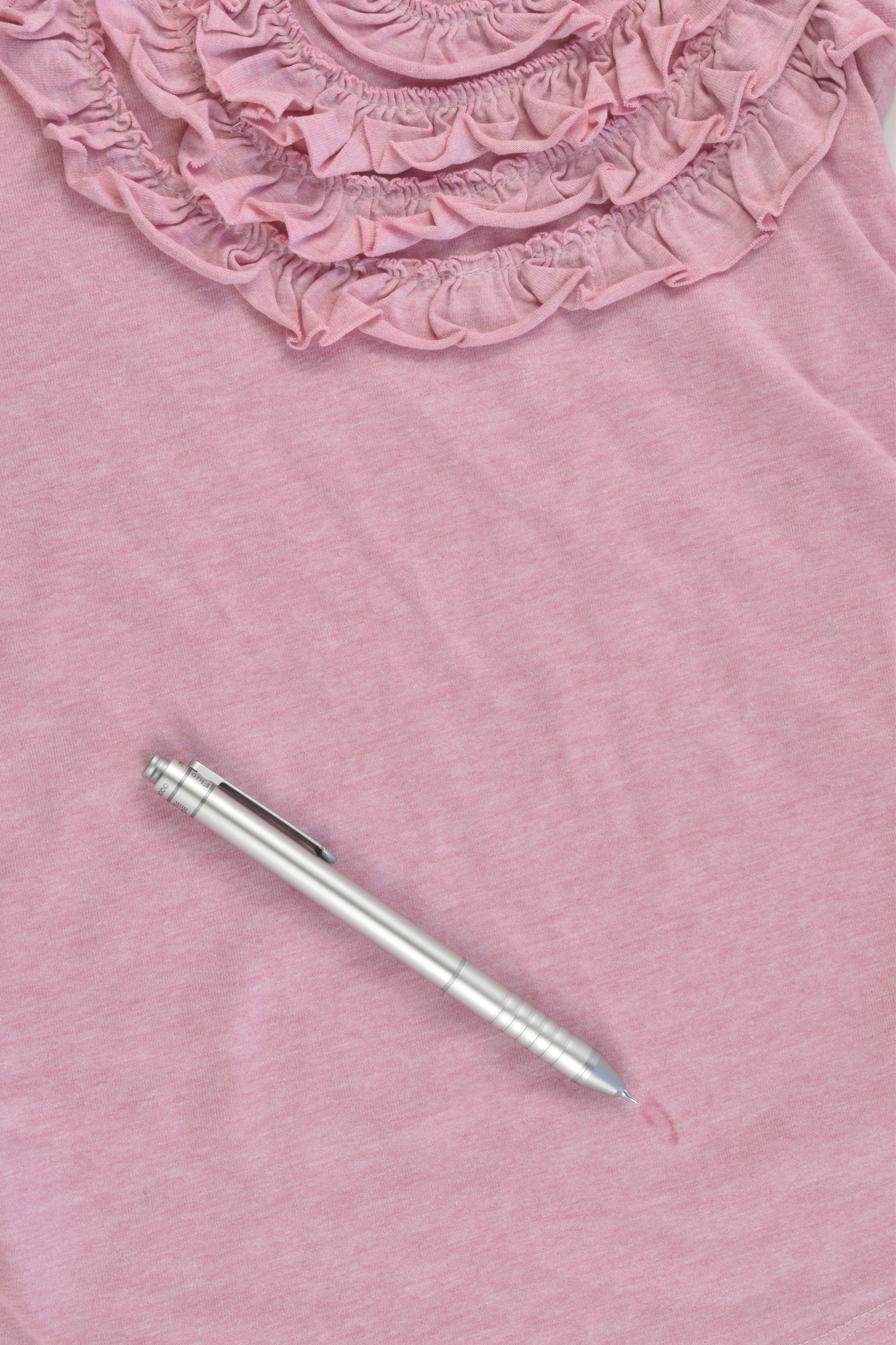 GB Tee Size 8-9 Top with Ruffle Flower