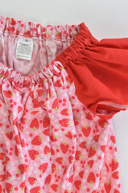 Gemibaby Australia Size 6 Strawberry Dress