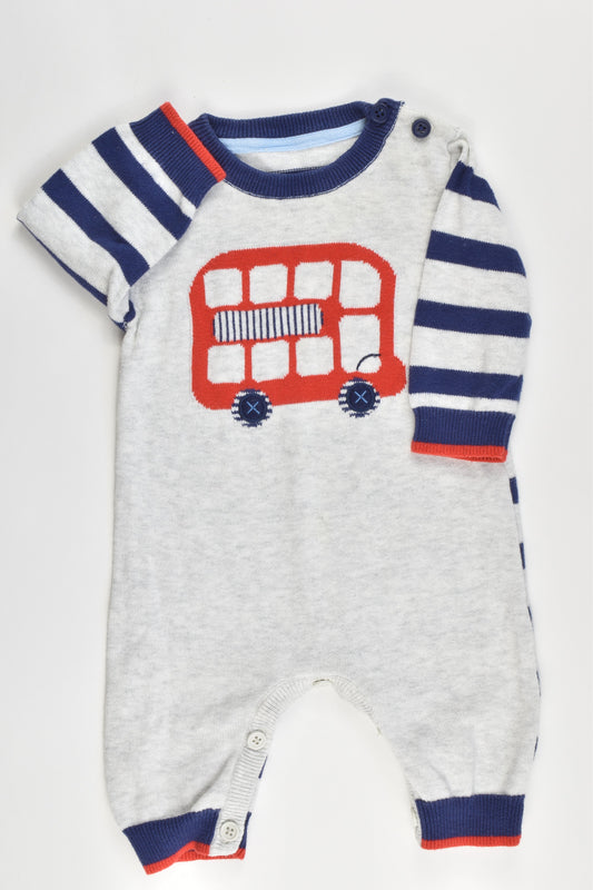 George Size 0-3 months (56-62 cm) Knitted Romper