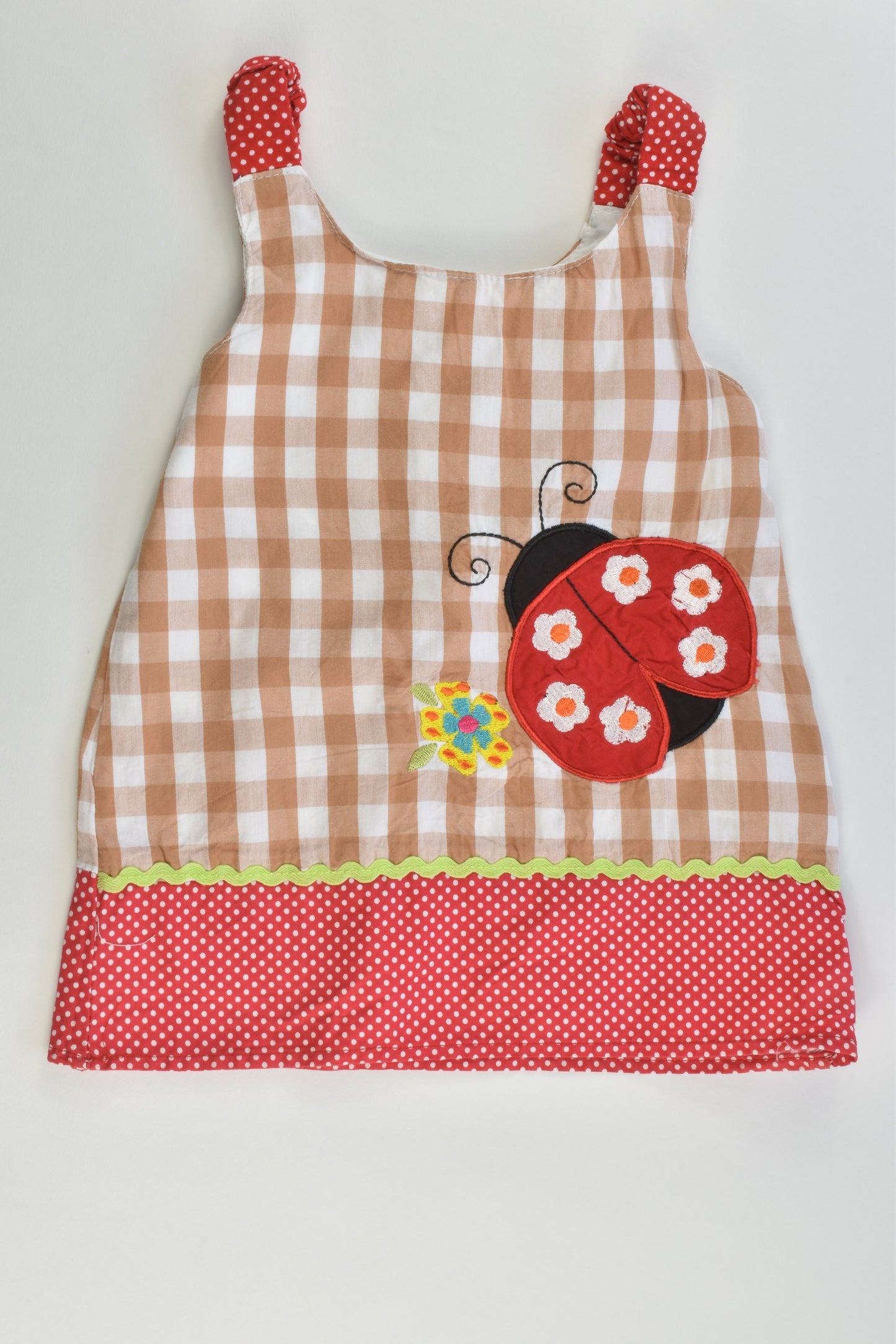 George Size 0 (6-9 months) Ladybird Blouse/Tunic