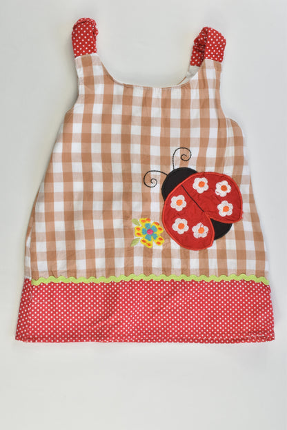 George Size 0 (6-9 months) Ladybird Blouse/Tunic