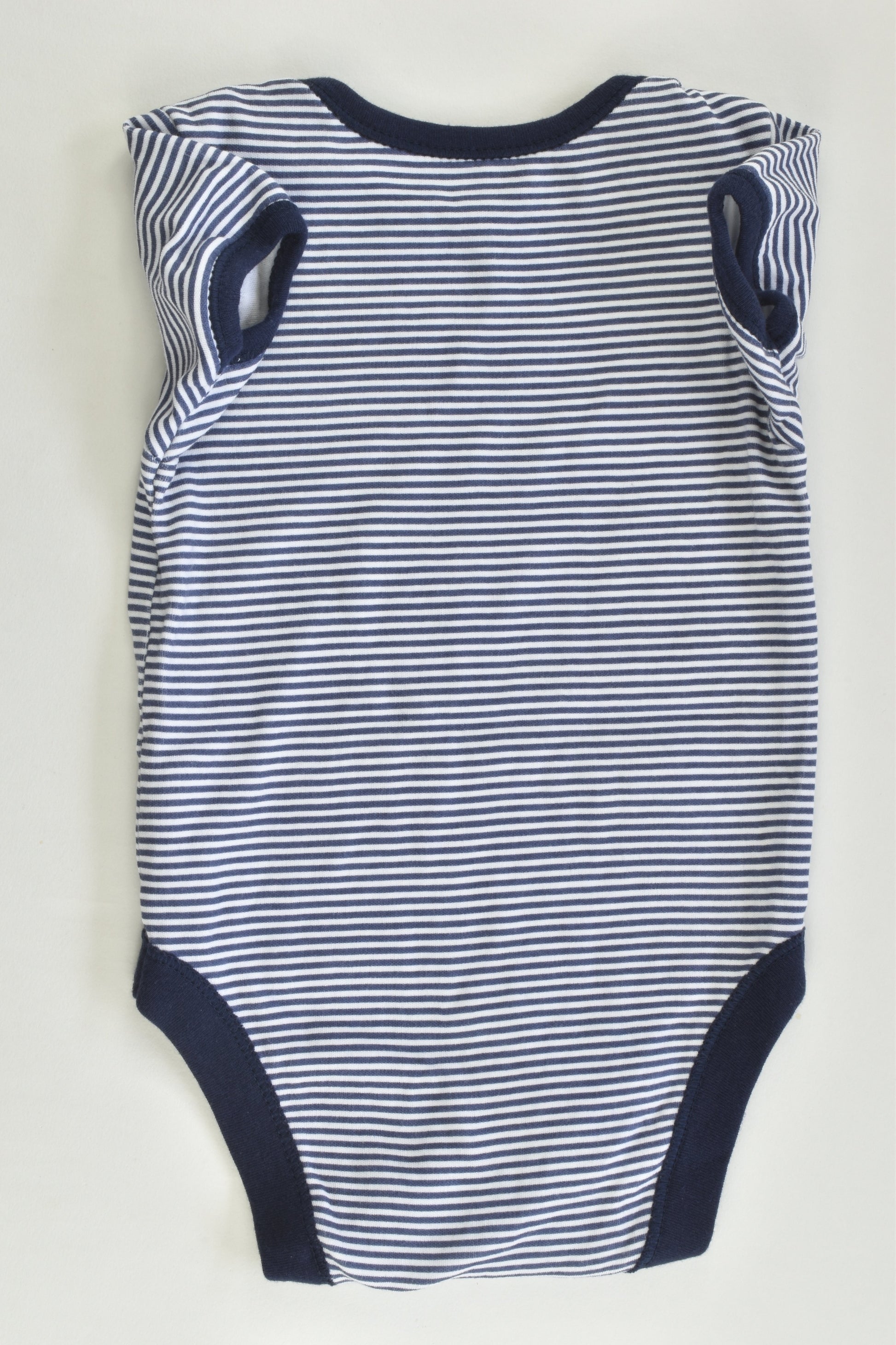 George Size 0 (6-9 months) Striped Bodysuit