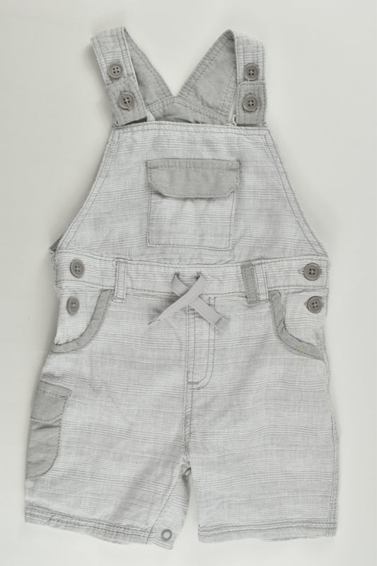 George Size 0 (68-74 cm, 6-9 months) Linen/Cotton Short Overalls