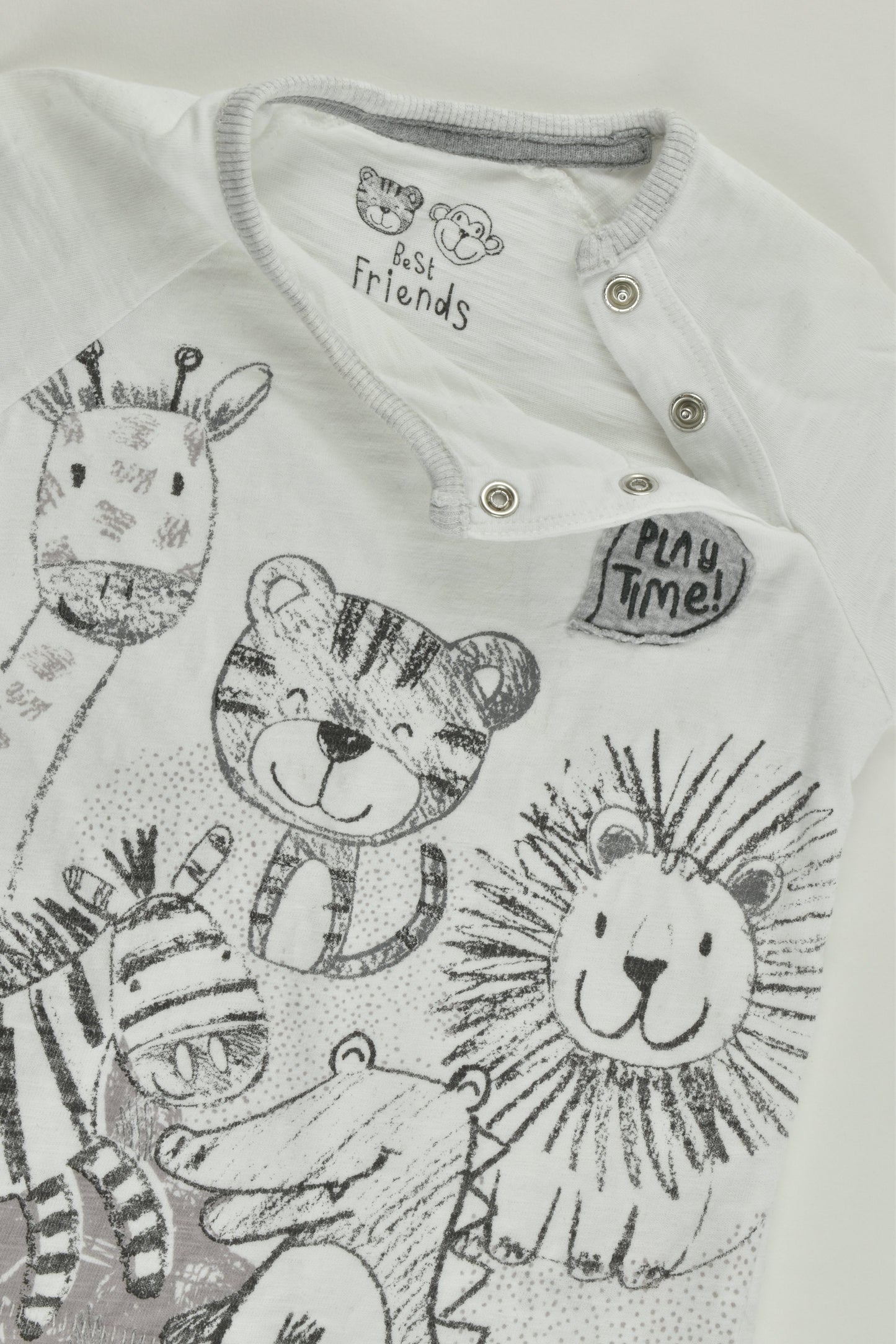 George Size 0 86-9 months, 68-74 cm) 'Best Friends' T-shirt