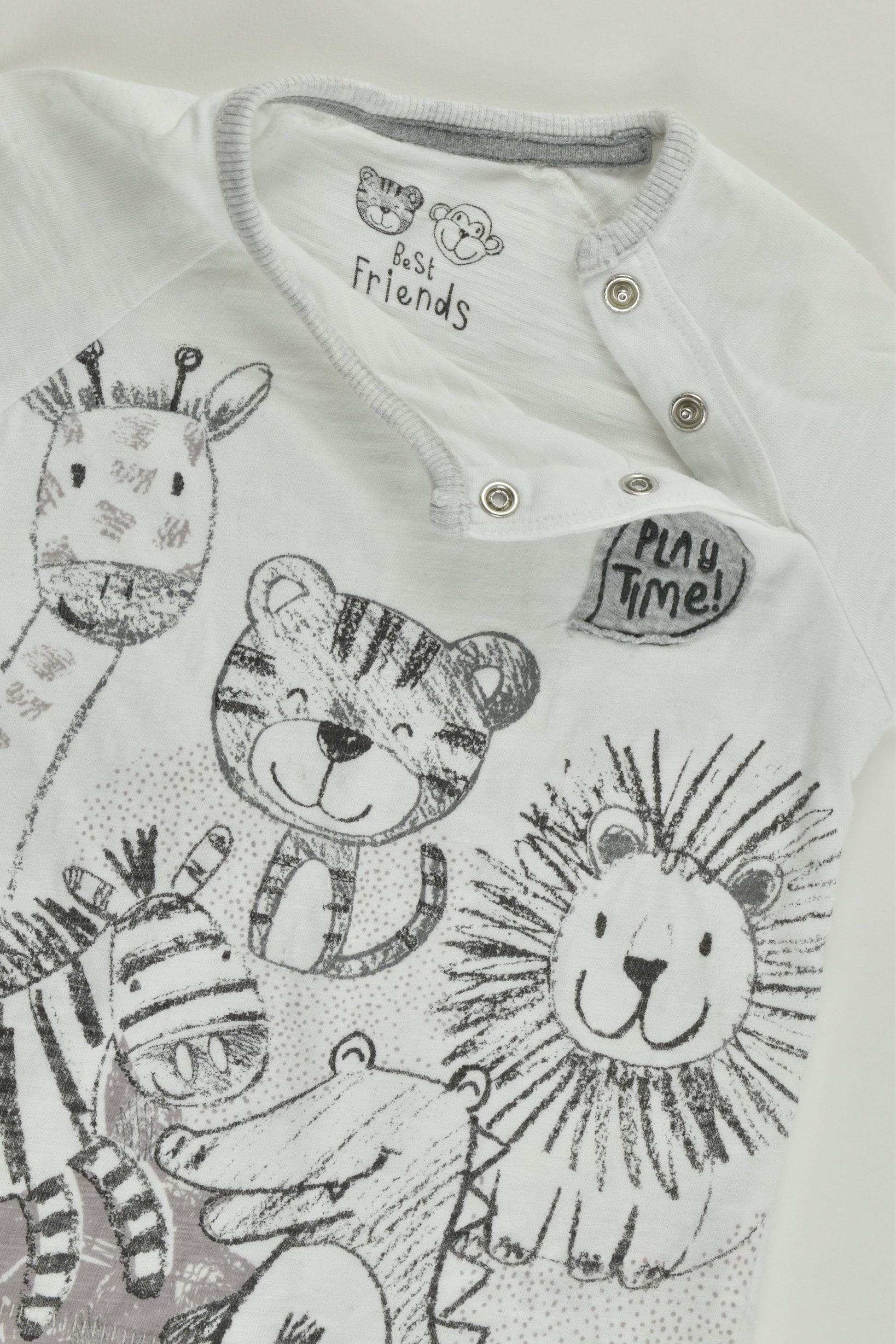 George Size 0 86-9 months, 68-74 cm) 'Best Friends' T-shirt