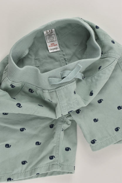 George Size 0 (9-12 months, 74-80 cm) Whales Lightweight Shorts
