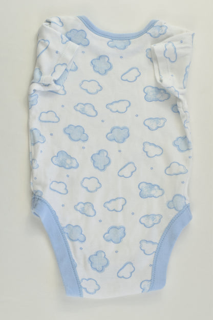 George Size 00 (3-6 months) Clouds Bodysuit