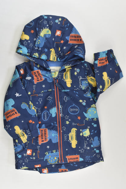George Size 00 (3-6 months) Dinosaurs and more Fleece Lined Jacket