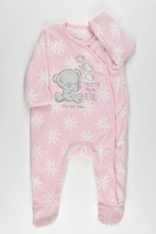 George Size 00 (3-6 months) Fleece Romper