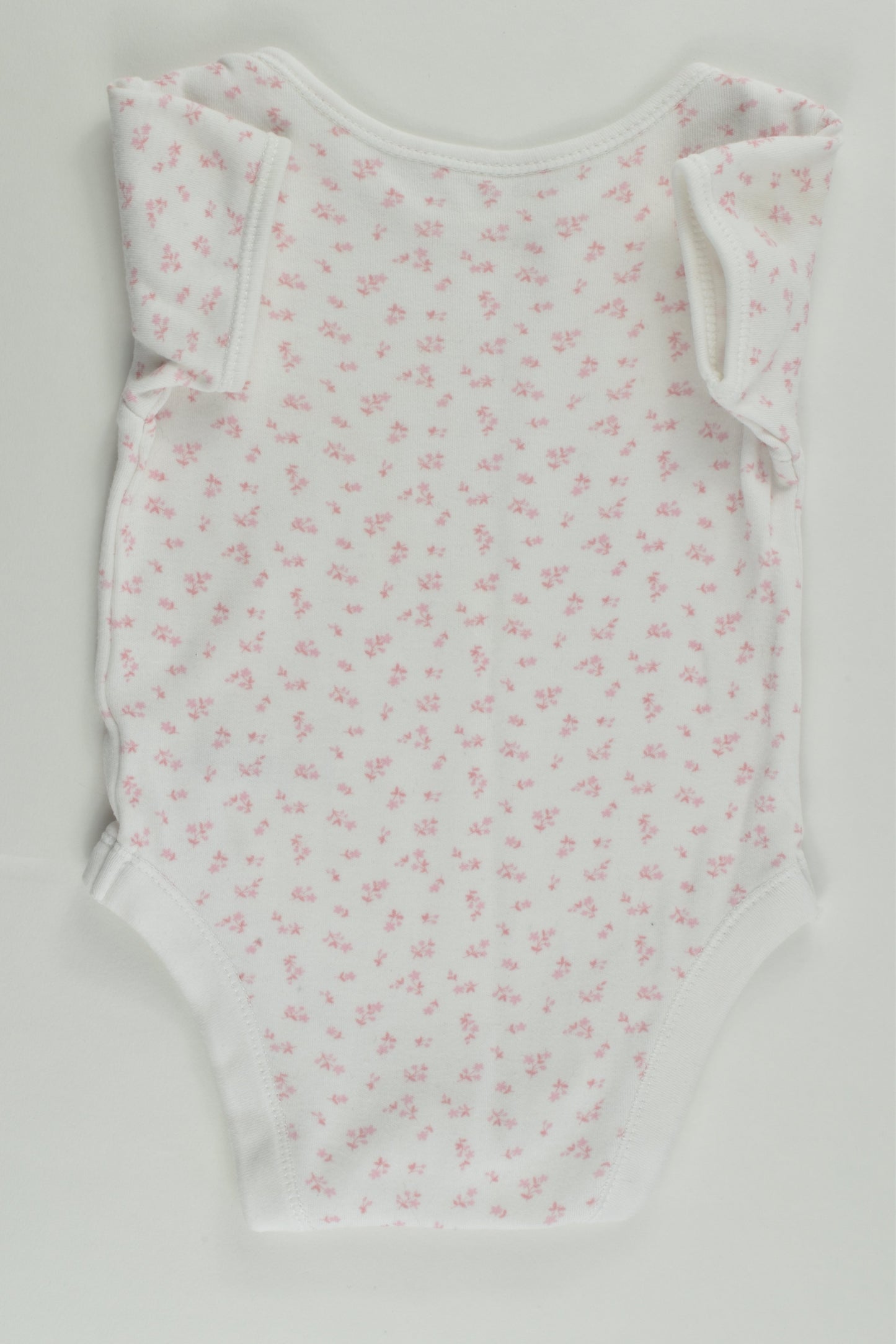 George Size 00 (3-6 months) Floral Bodysuit