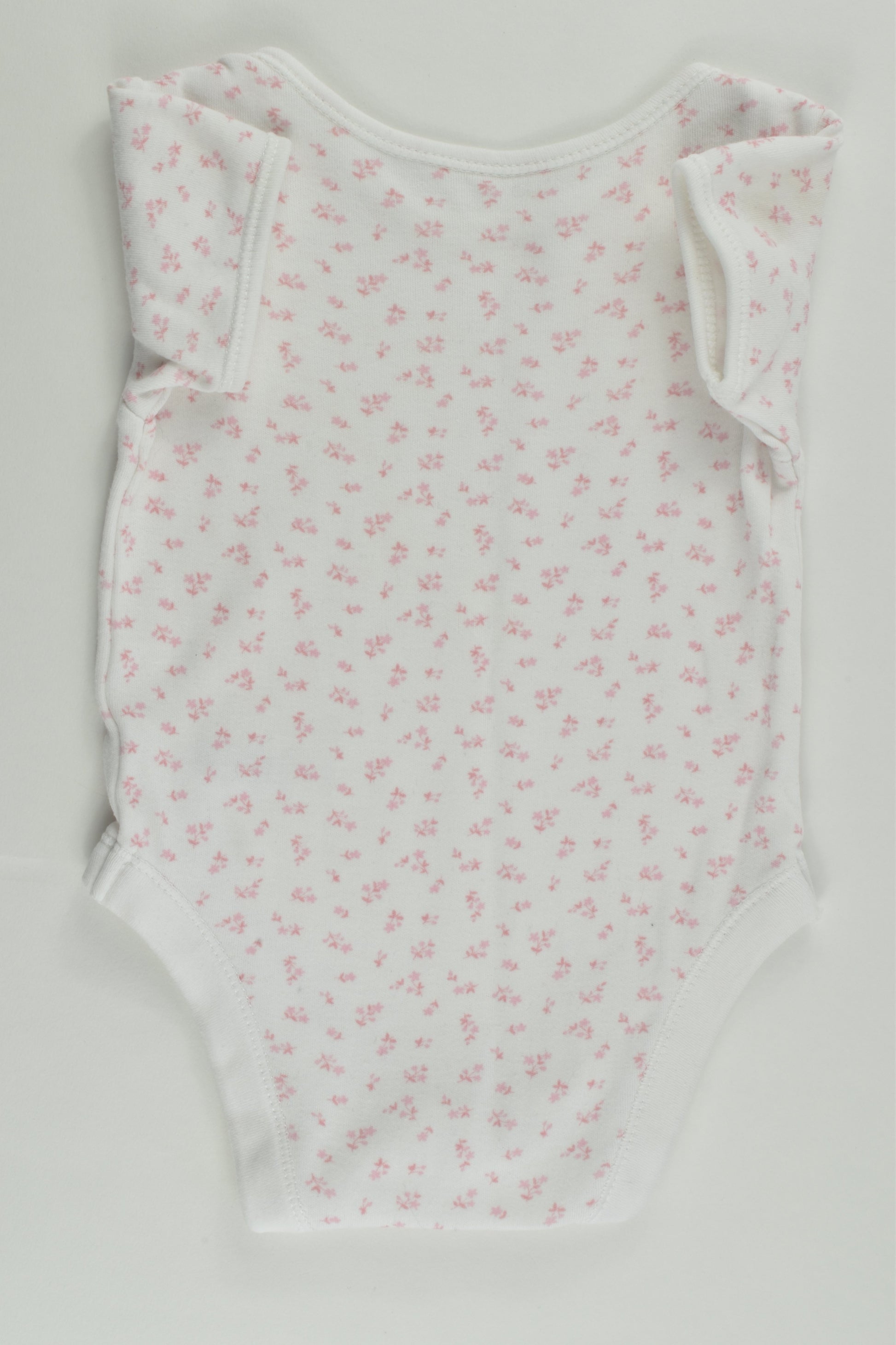 George Size 00 (3-6 months) Floral Bodysuit