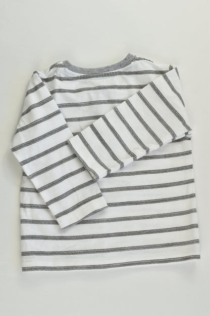 George Size 000 (0-3 months) Striped Top