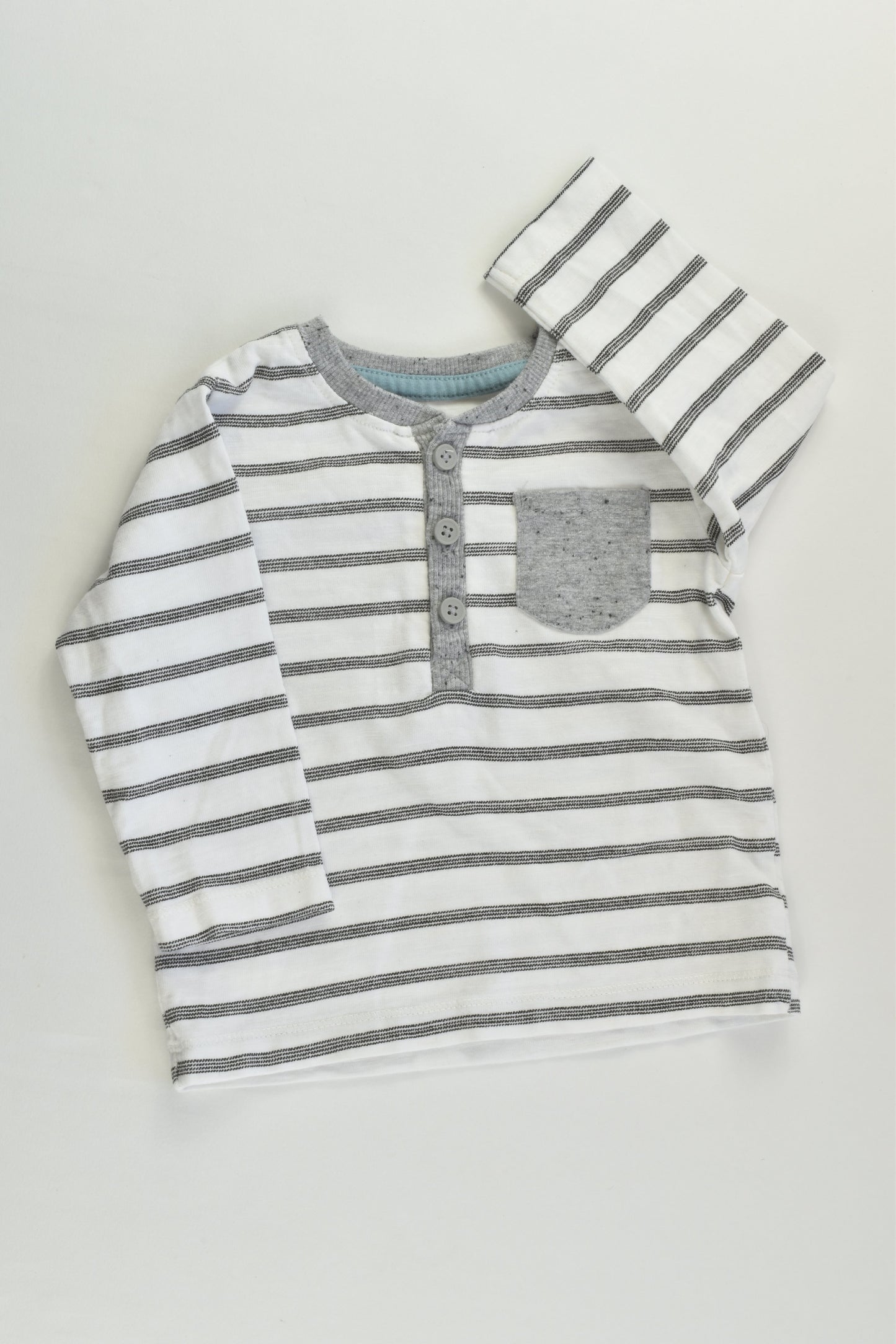 George Size 000 (0-3 months) Striped Top