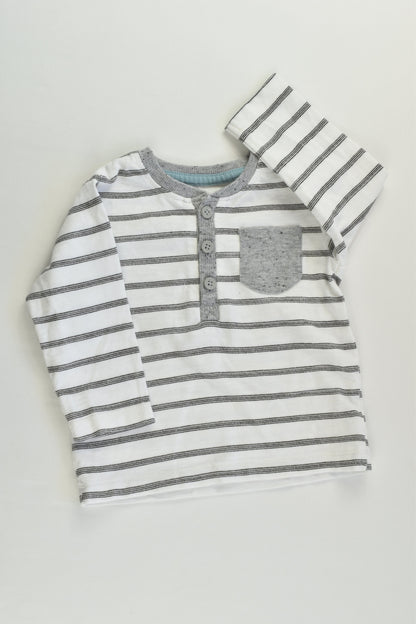 George Size 000 (0-3 months) Striped Top