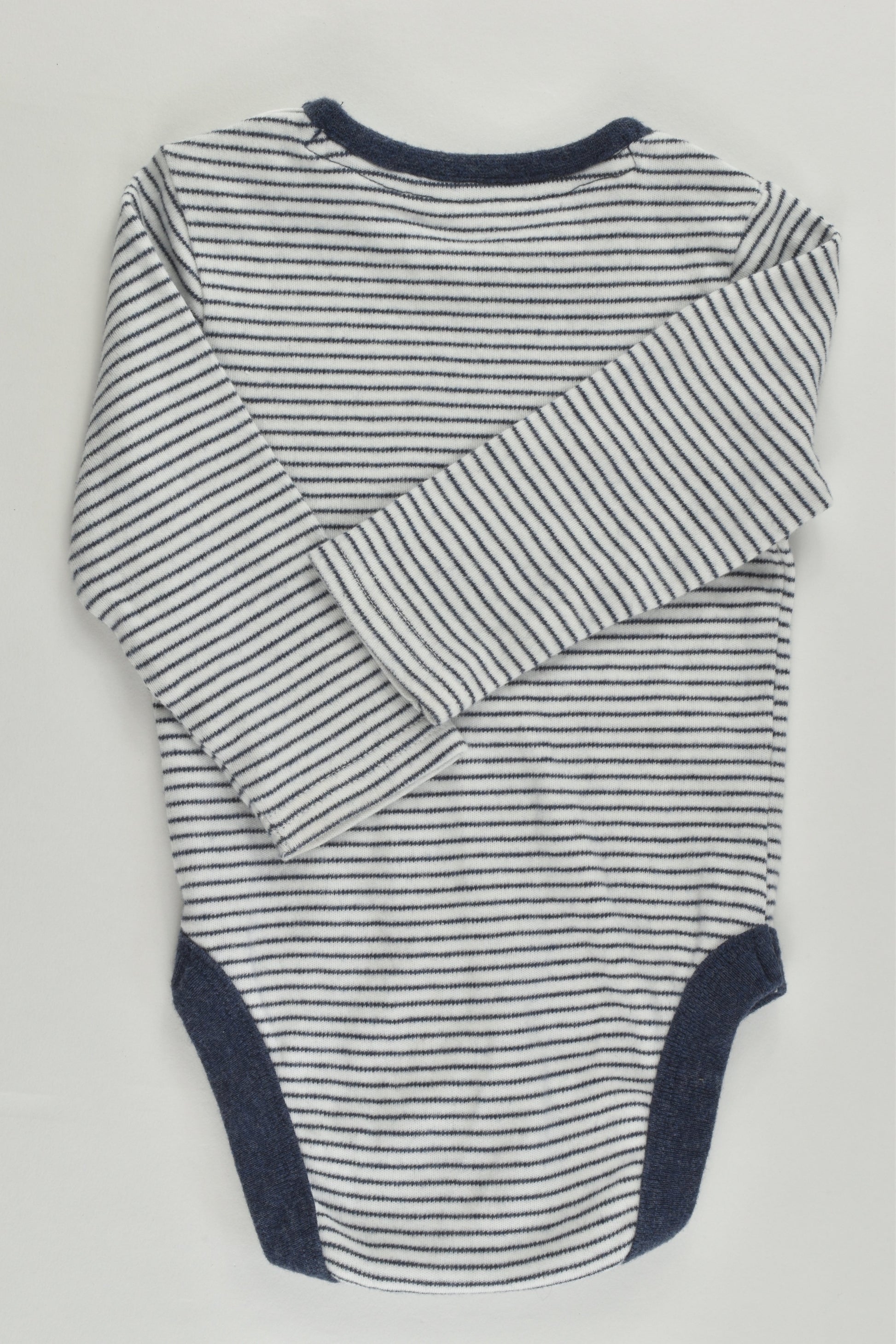 George Size 000 Striped Bodysuit