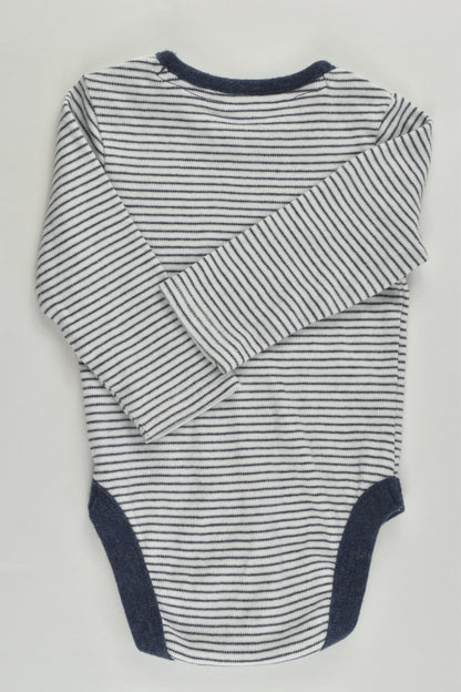 George Size 000 Striped Bodysuit