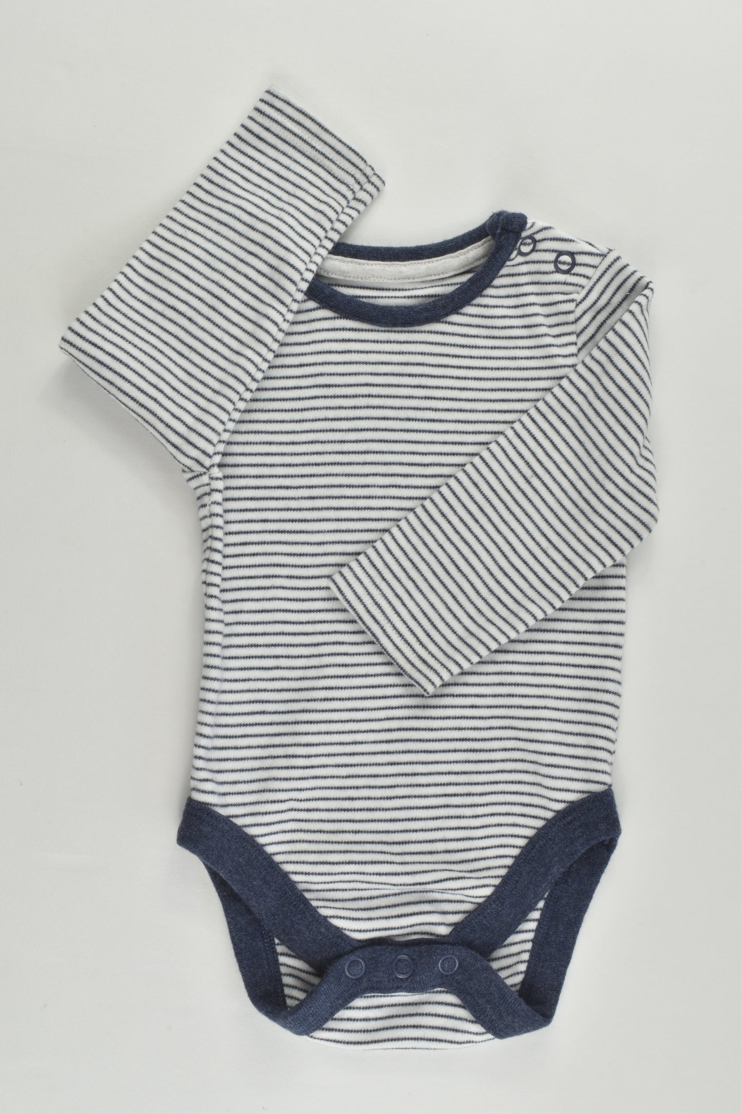 George Size 000 Striped Bodysuit