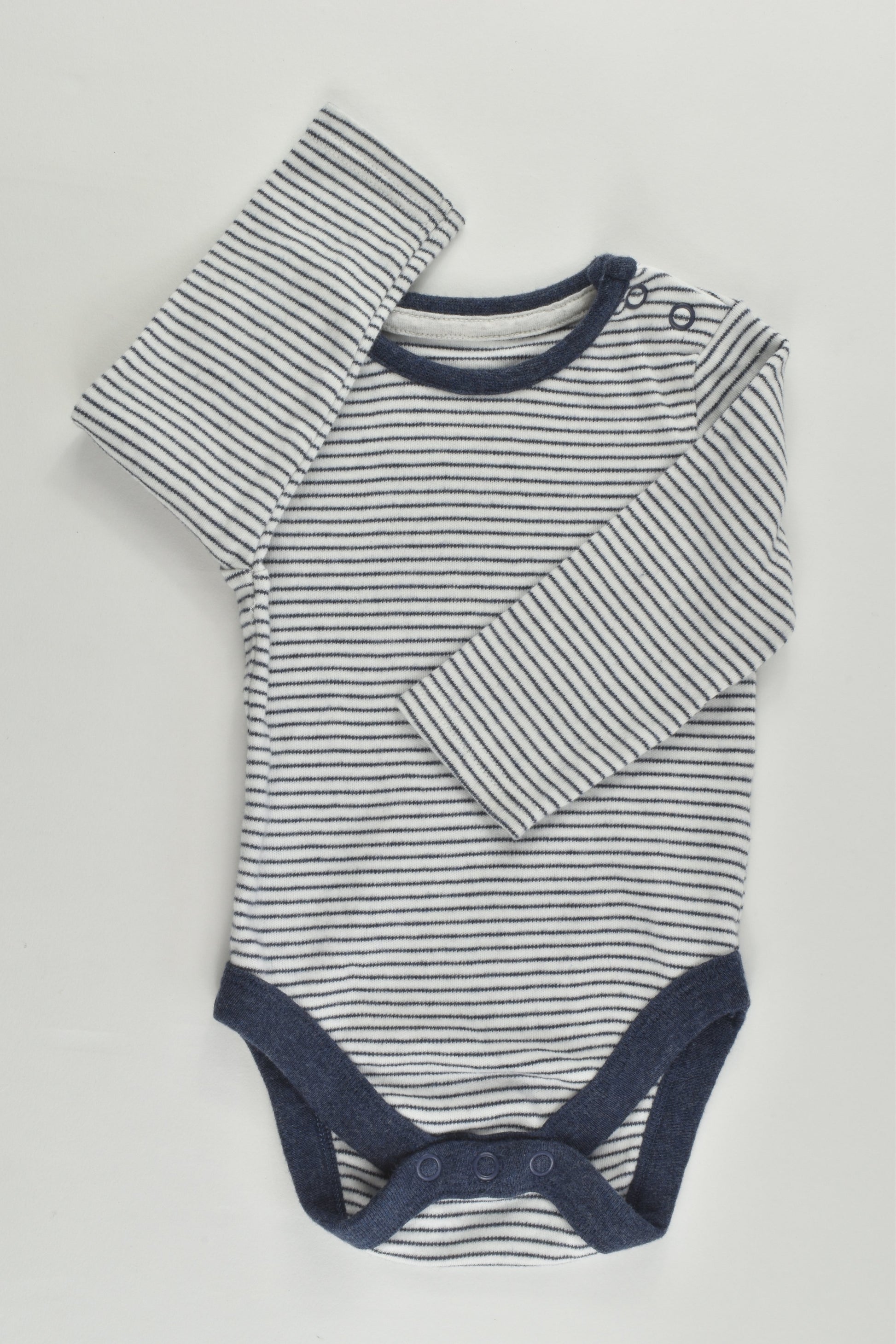 George Size 000 Striped Bodysuit