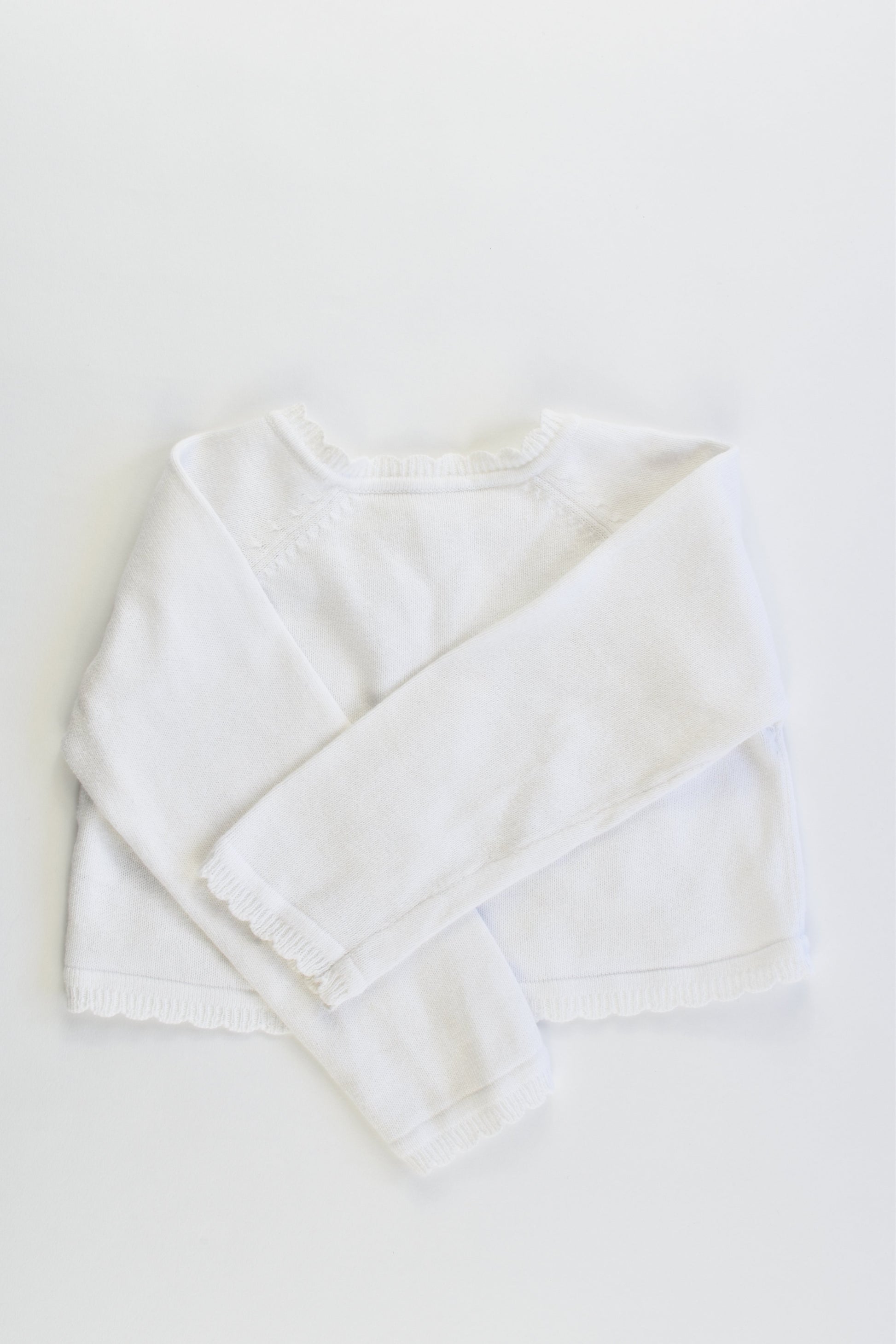 George Size 1 (12-18 months, 80-86 cm) Knitted Cardigan with Love Heart Butttons