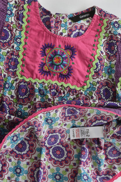 George Size 1-2 (86-92 cm) Colorful Blouse