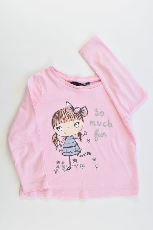 George Size 1-2 (86-92 cm) 'So Much Fun' Top