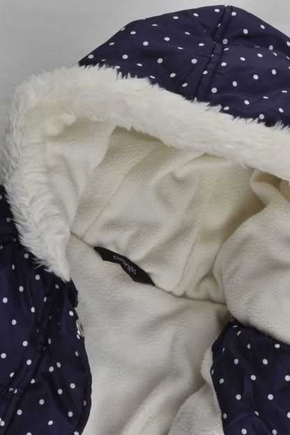 George Size 1-2 (86-92 cm) Warm Polka Dots Winter Jacket