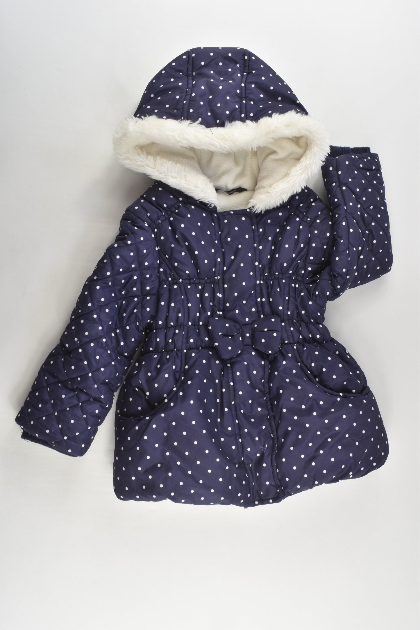 George Size 1-2 (86-92 cm) Warm Polka Dots Winter Jacket