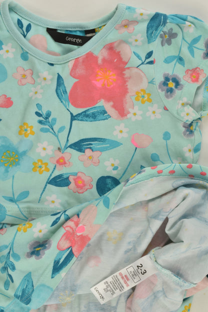 George Size 2-3 Floral Dress