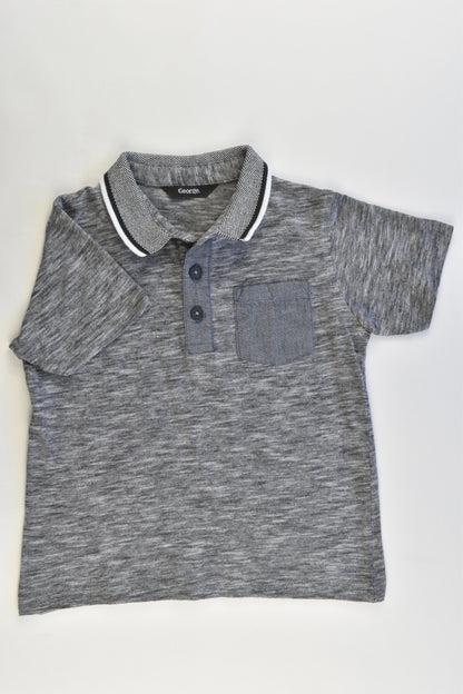 George Size 3-4 Collared T-shirt