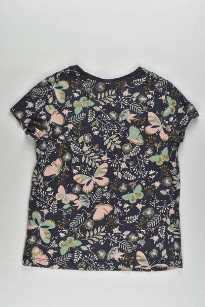 George Size 5-6 (110-116 cm) Glittery Butterflies T-shirt