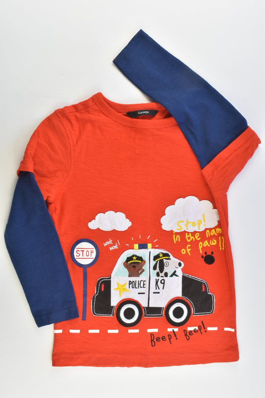 George Size 5-6 (110-116 cm) 'Stop! In The Name Of Paw' Top