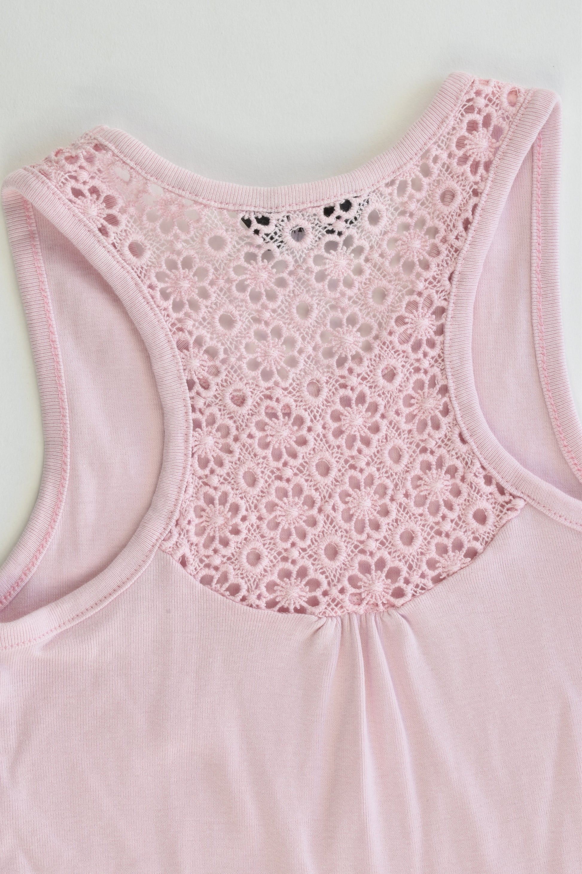 George Size 6 Tank Top with Lace Detail