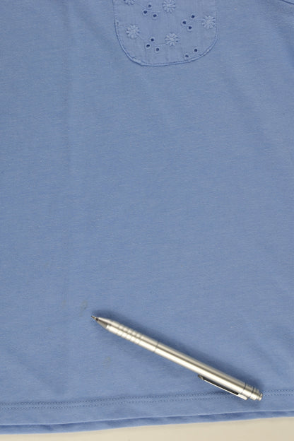 George Size 7-8 Lace Detail T-shirt