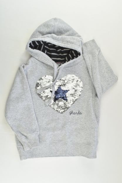 Ghanda Size 3-4 Reversible Sequins Hooded Jumper