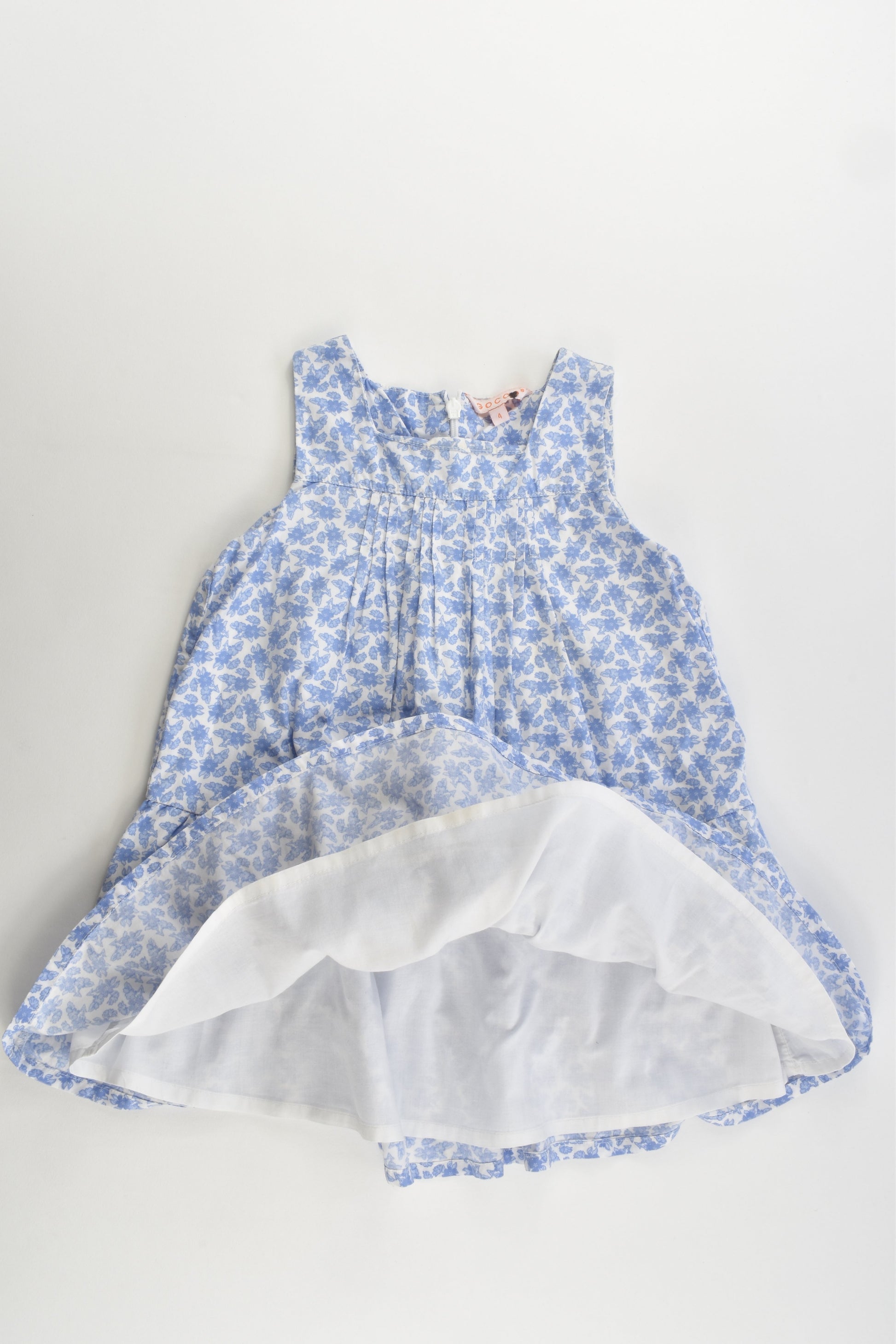 Gocco by El Corte Inglés (Spain) Size 4 Lined Floral Dress