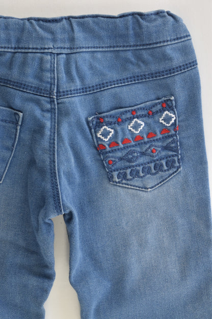 Grain de Blé (France) Size 18 months (80 cm) Soft and Stretchy Denim Pants