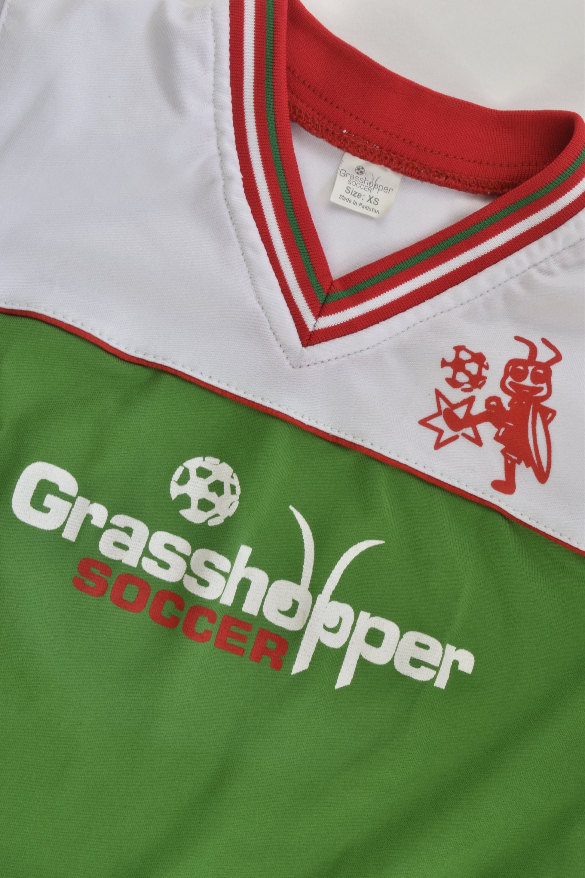 Grasshopper Soccer Size XS (7-8) Shirt and Shorts
