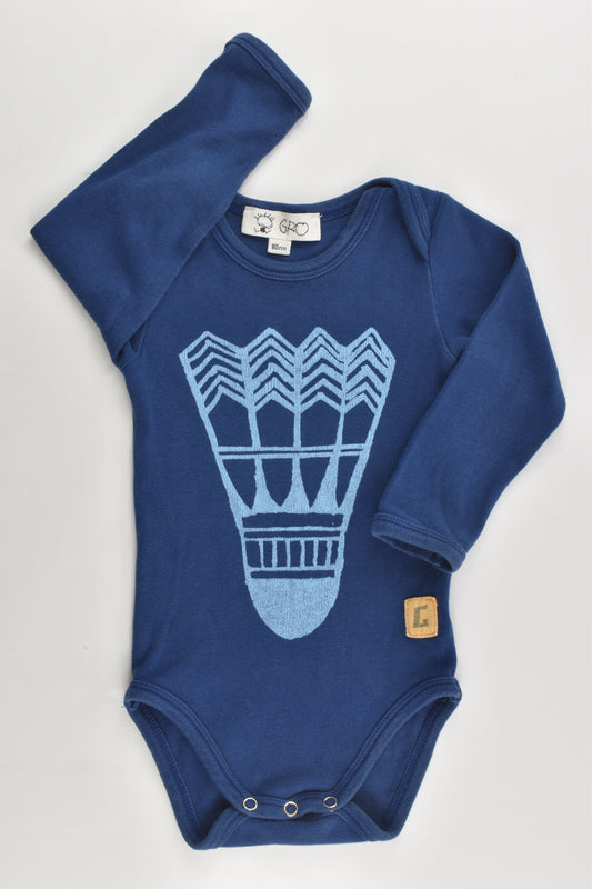 Gro (Denmark) Size 0-1 (80 cm) Organic Cotton Bodysuit