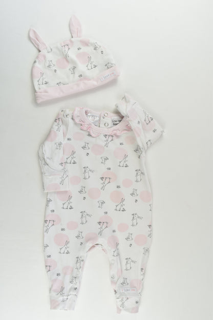 Guess How Much I Love You Size 00 Romper and Beanie