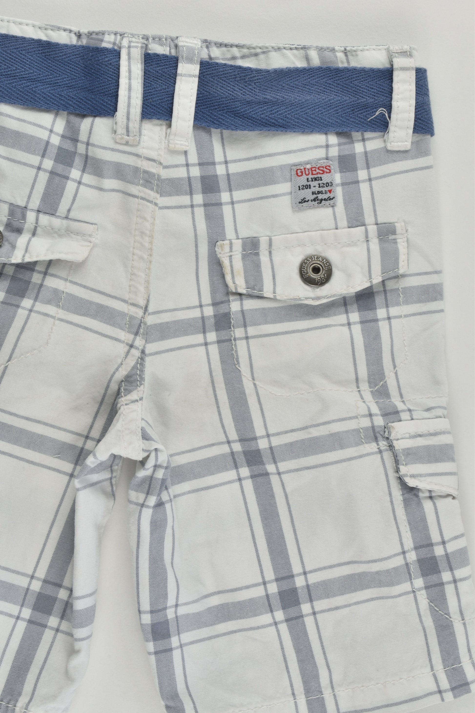 Guess Size 0 (12 months) Checked Shorts