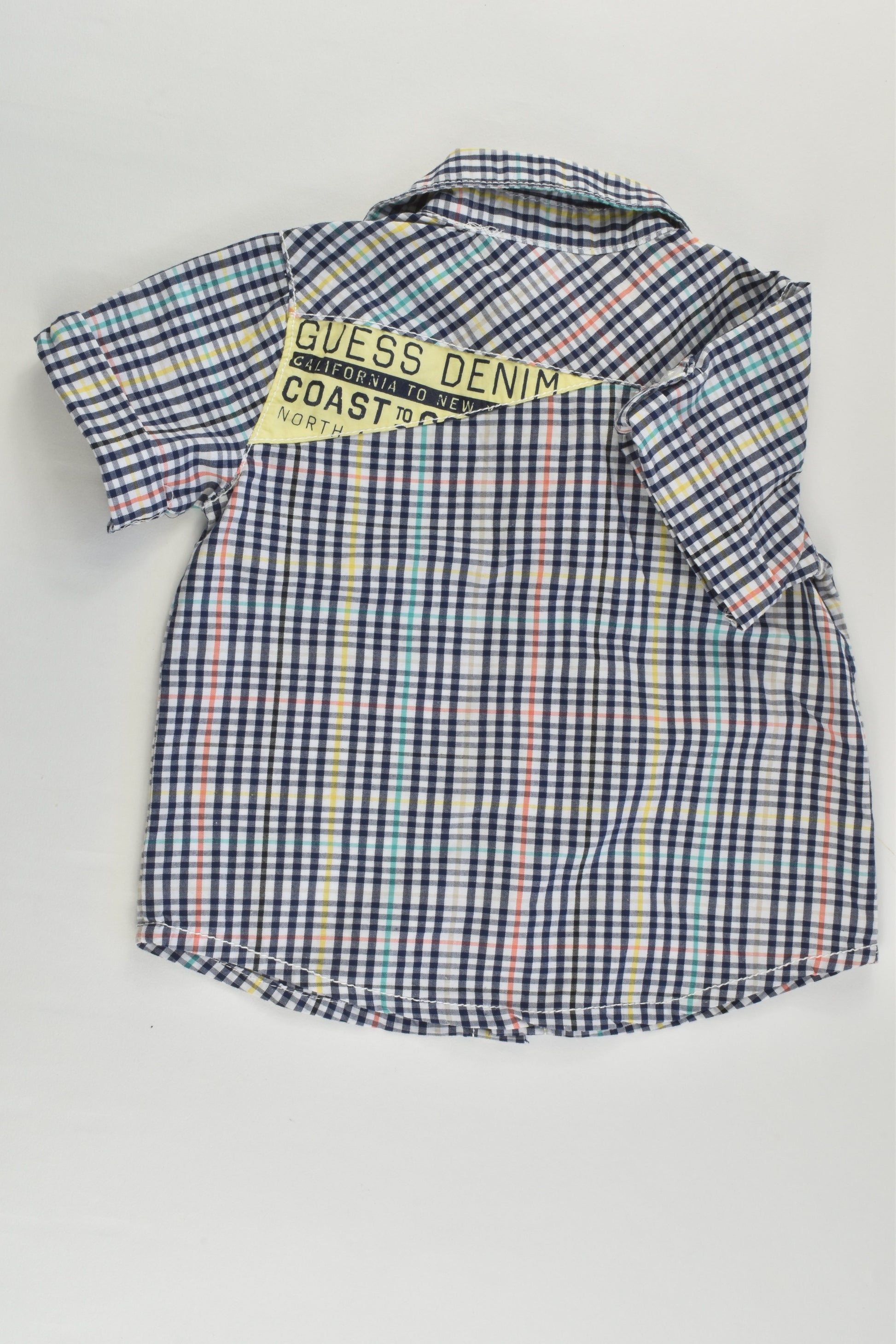Guess Size 0 (6/9 months) Checked Shirt