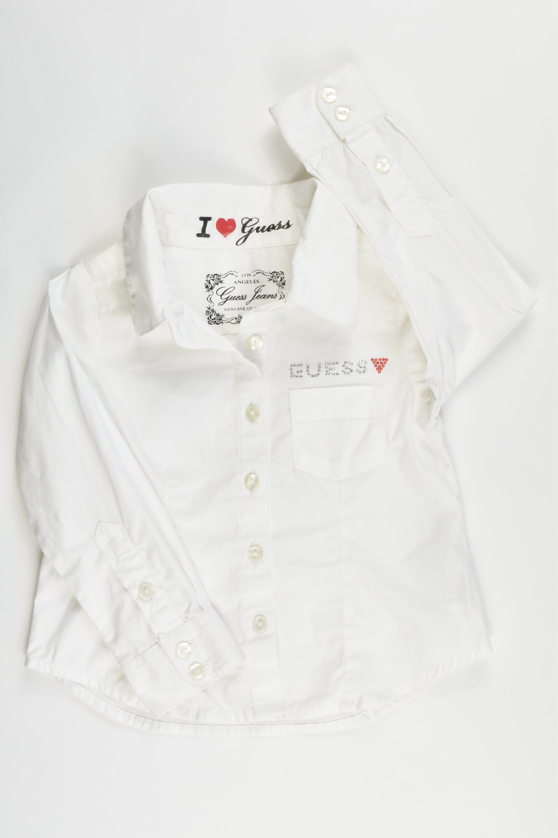 Guess Size 2-3 (Small sizing) Collared Shirt