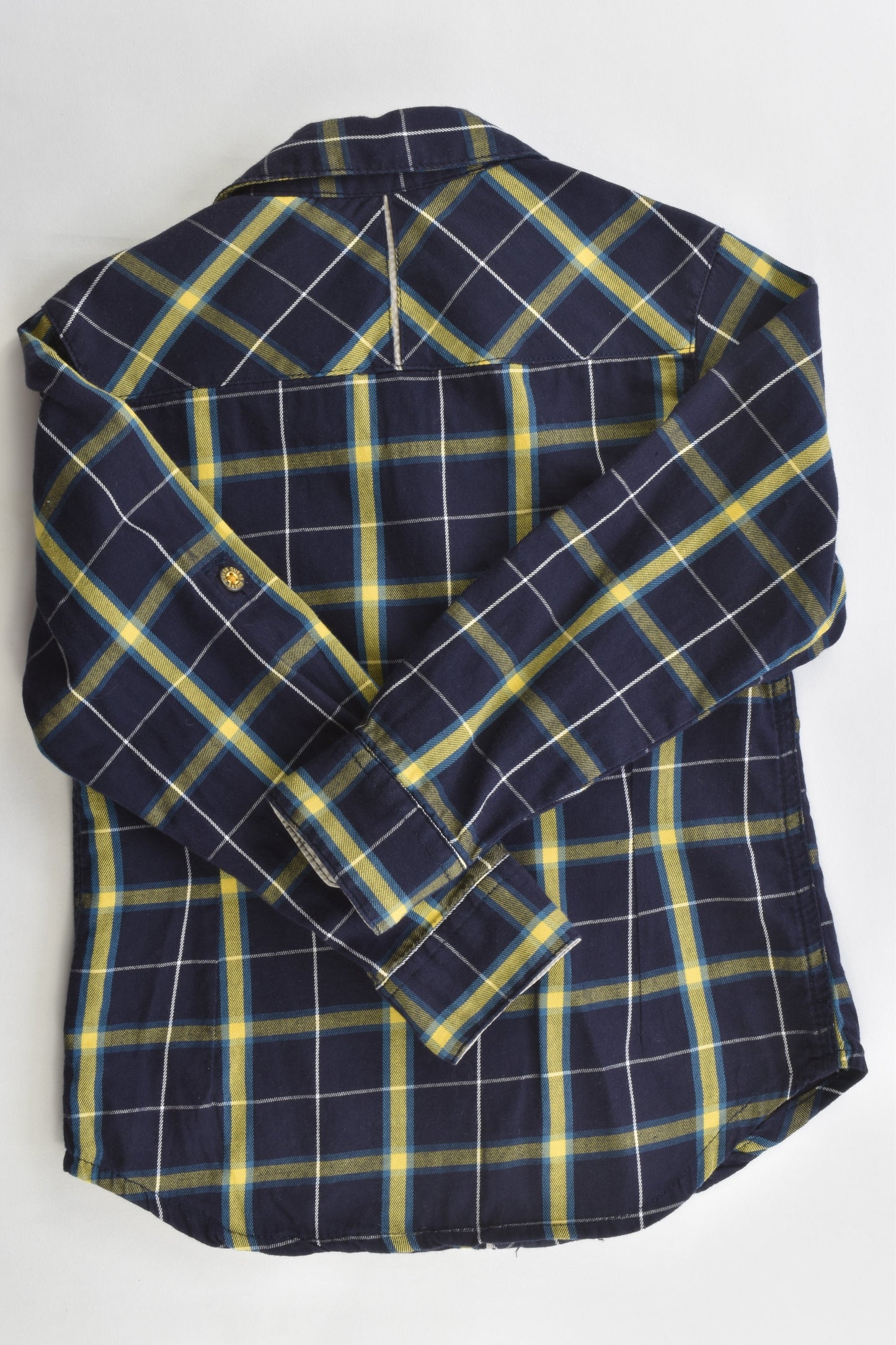 Guess Size 4 Checked Collared Shirt