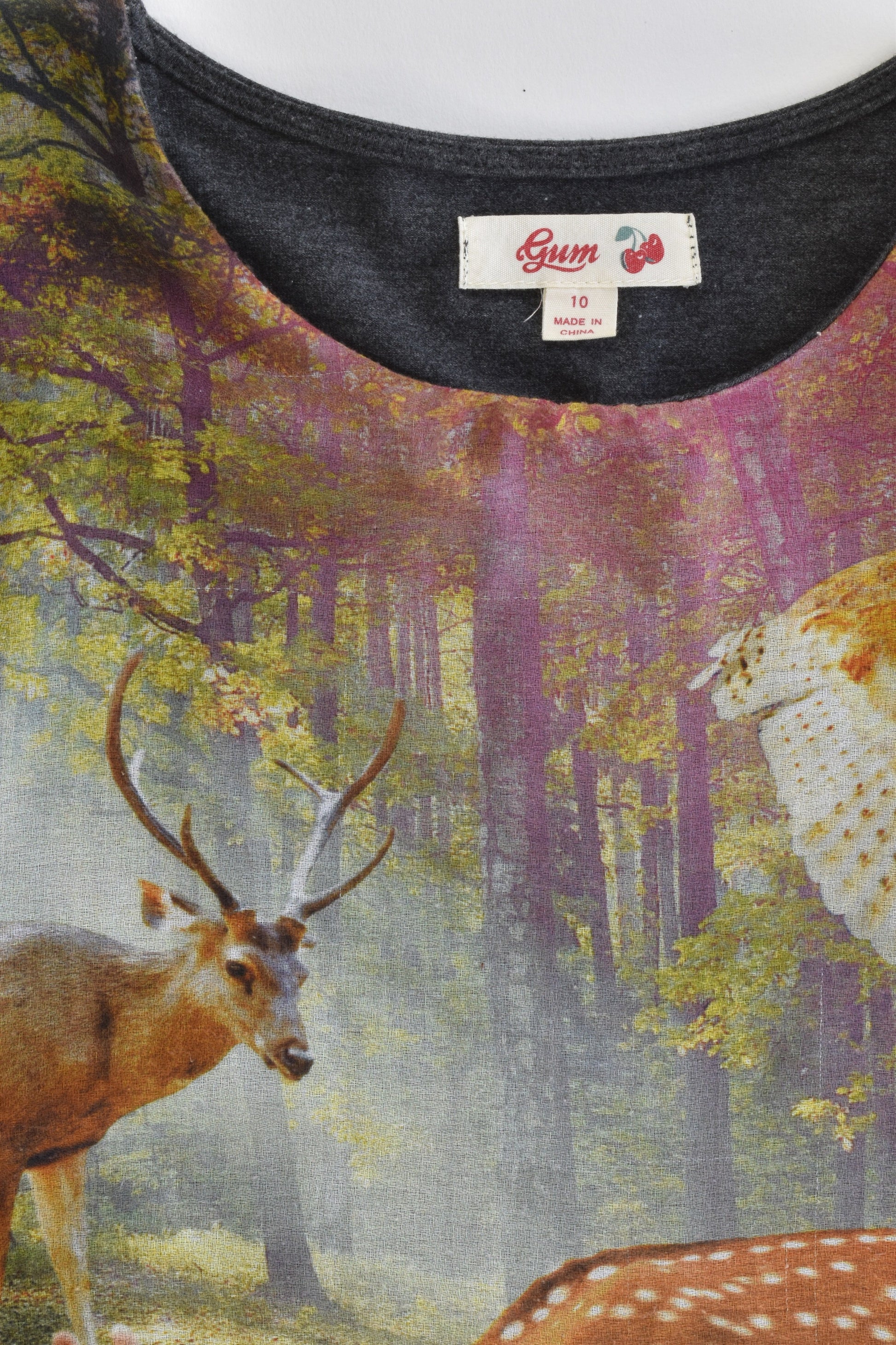 Gum Size 10 Forest Animals Blouse