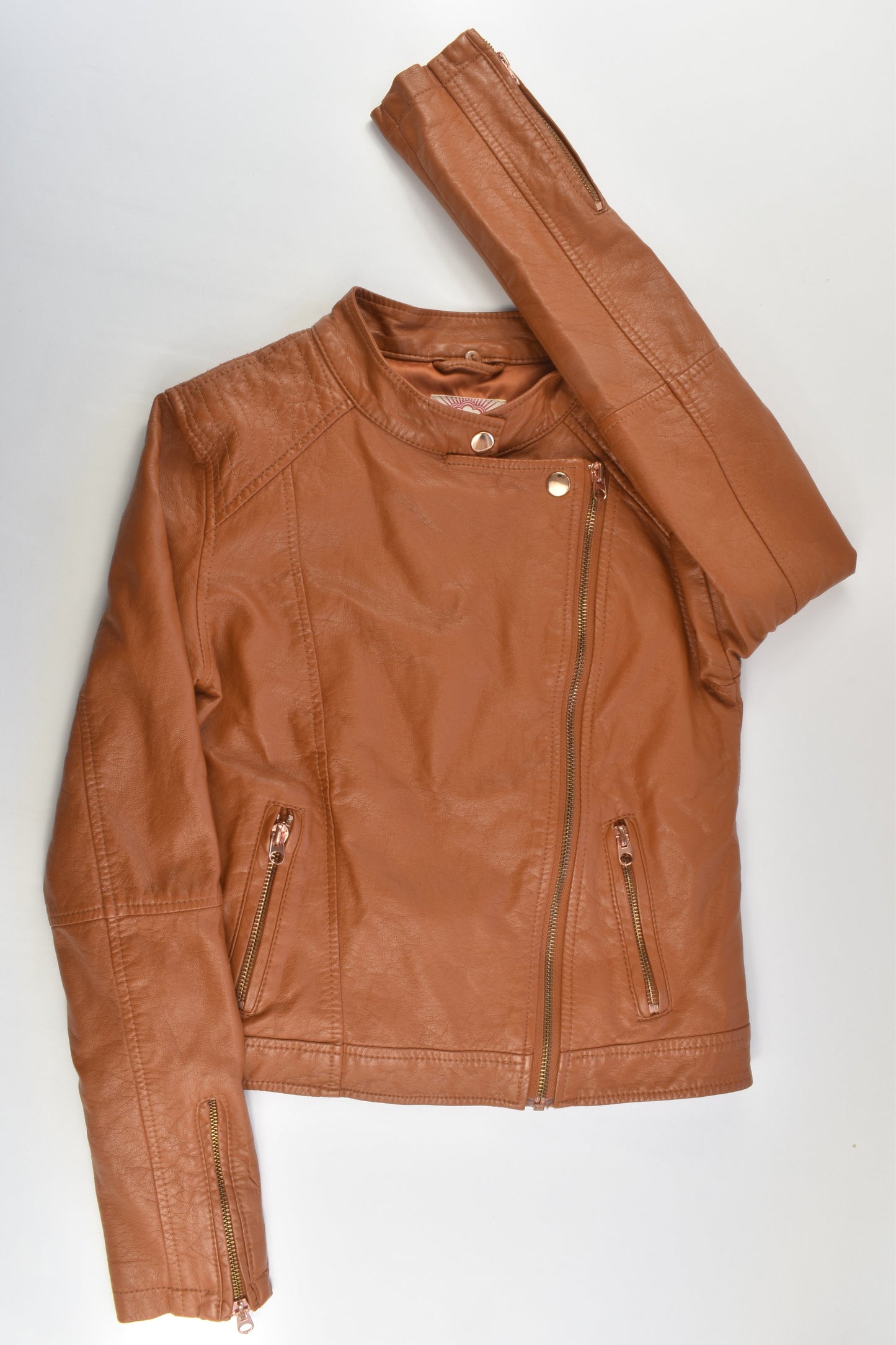 Gum Size 10 Leather-like Lined Jacket
