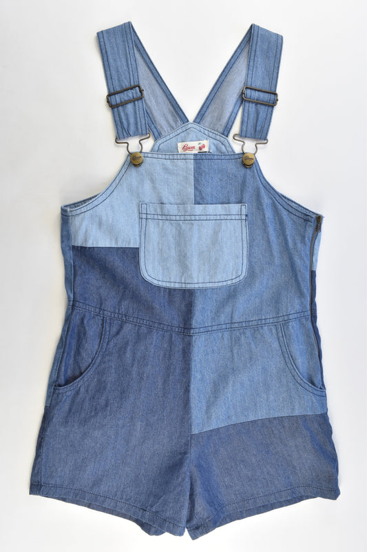 Gum Size 10 Soft Denim Short Overalls